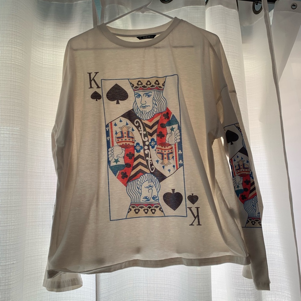 Oversized Long Sleeve King Tee